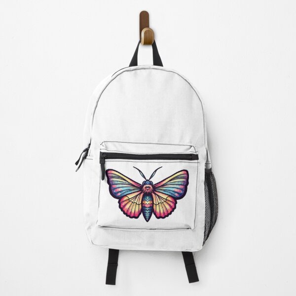 Item preview, Chinese moon moth colorful aquarelic designed and sold by Dailykindness.