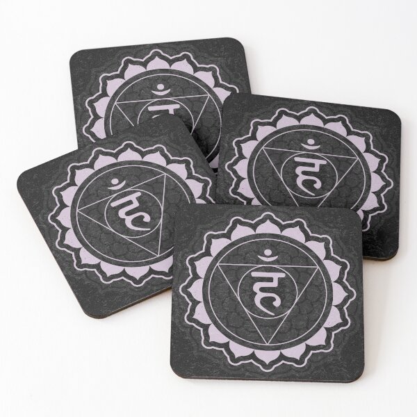 Item preview, Throat Chakra Mandala - Coal + Dust designed and sold by Irene Estelle.
