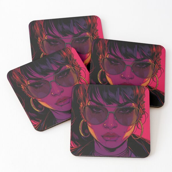 Item preview, Retro Vintage 80s Miami Girl designed and sold by Nightarcade.
