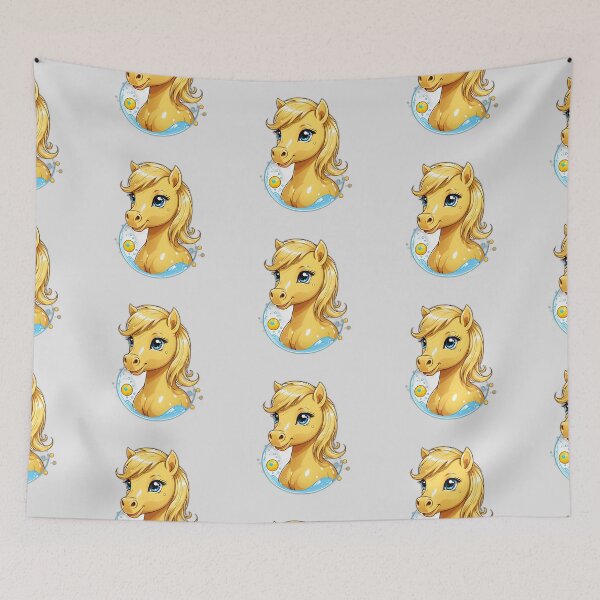 Item preview, Cute pony with yellow hair designed and sold by PragmaticP.
