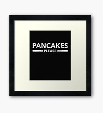 Pancake Framed Print