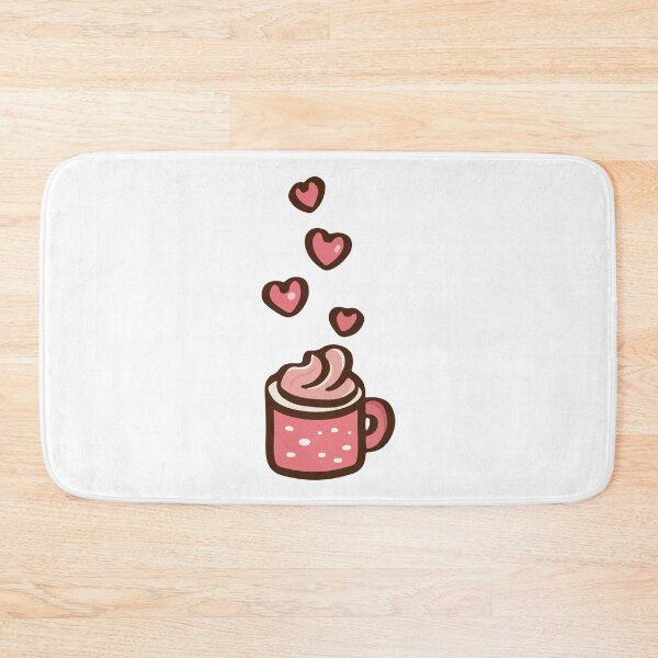 Item preview, Coffee cup with hearts steams love. designed and sold by ployaung.