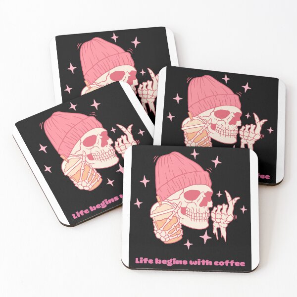 Item preview, Life begins with coffee designed and sold by Cookie Monster Designs.