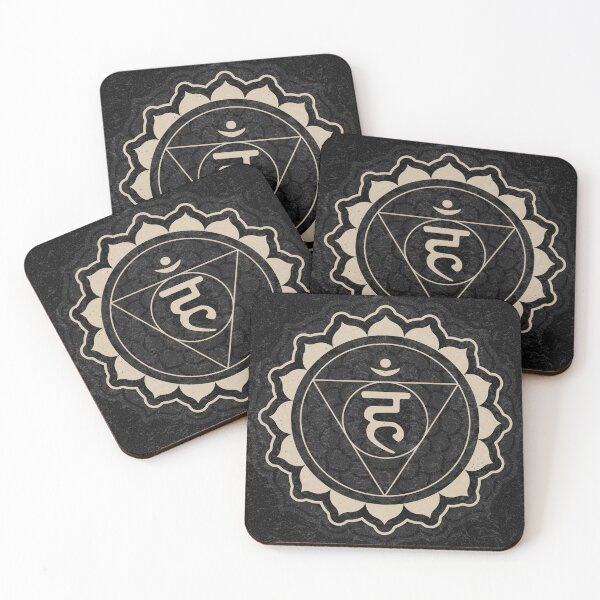 Item preview, Throat Chakra Mandala - Coal + Dove designed and sold by Irene Estelle.