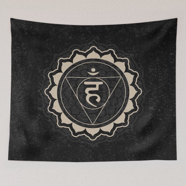 Item preview, Throat Chakra Mandala - Coal + Dove designed and sold by Irene Estelle.