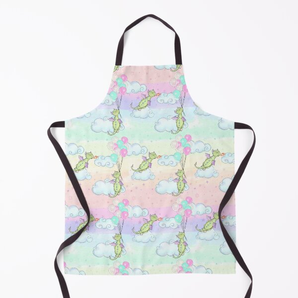 Item preview, Baby Dragon Happy Birthday Party Clouds designed and sold by CreativeBu.