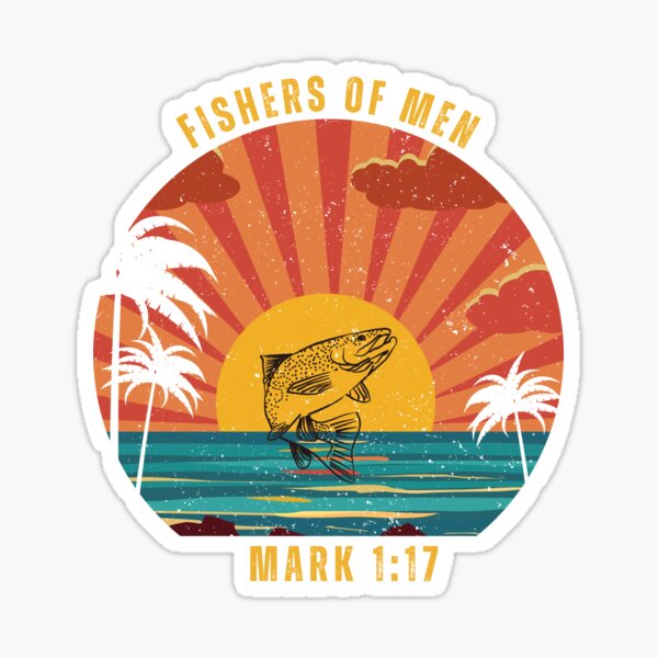 Item preview, Fishers of Men: Christian Tee Mark 1:17 Christian Theme designed and sold by ebocraft.