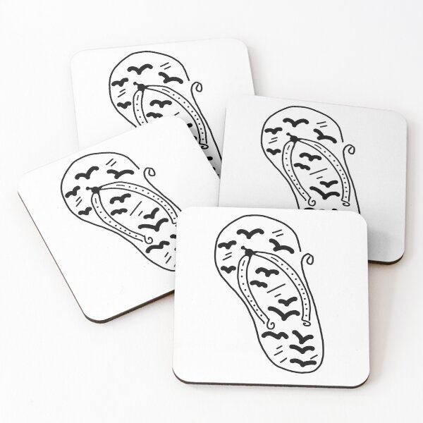Item preview, Flip flop drawing lines designed and sold by vibeno1.