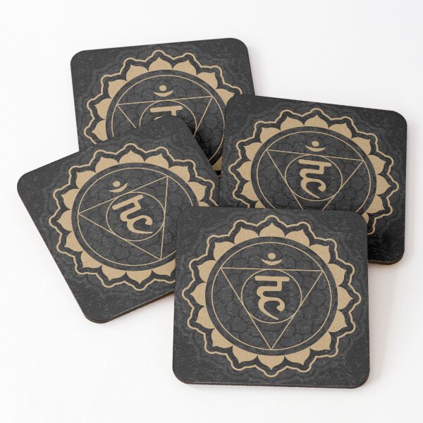 Item preview, Throat Chakra Mandala - Coal + Fawn designed and sold by Irene Estelle.