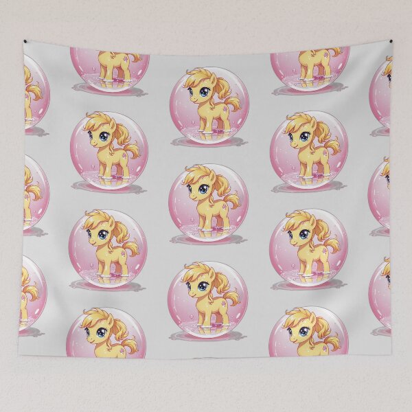 Item preview, Cute pony with yellow hair designed and sold by PragmaticP.