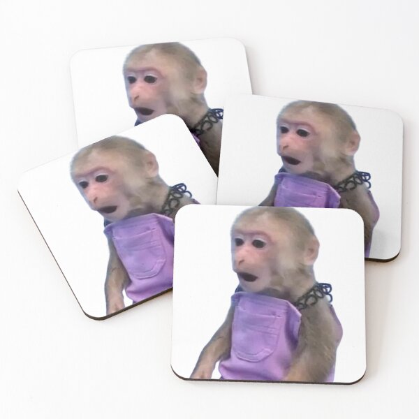 Item preview, Surprised lil monkey meme designed and sold by monkey zone.