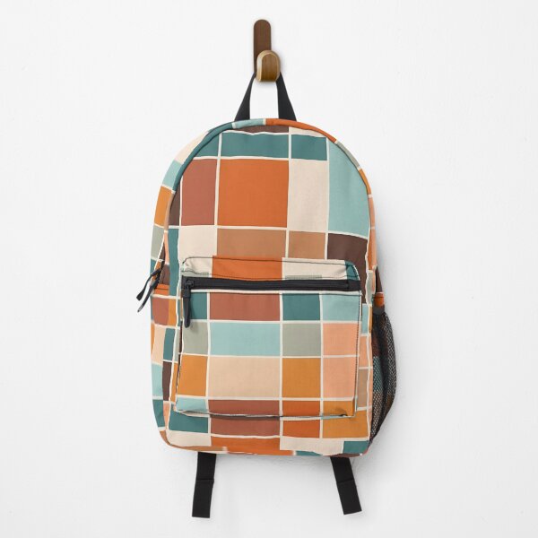 Artikelvorschau, Mid Century Modern Geometrisches Abstraktes Muster Orange entworfen und verkauft von Prints and Lifestyle.