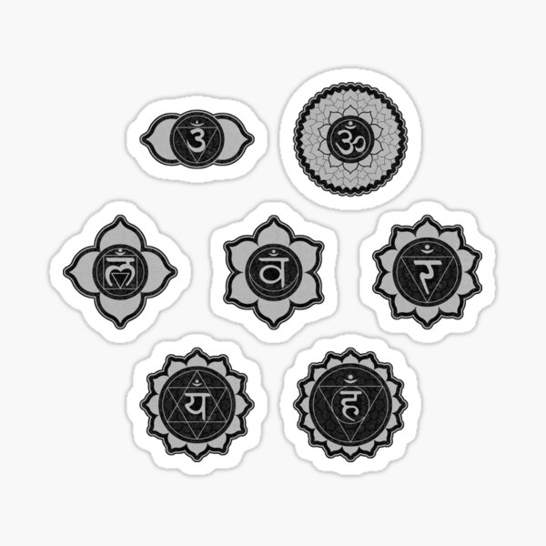 Item preview, The Seven Chakras - Coal + Fog designed and sold by Irene Estelle.