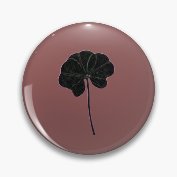 Item preview, Black and Red Clay Real Five 5 Leaf Clover Lucky St. Patrick's Day designed and sold by kattakitty.