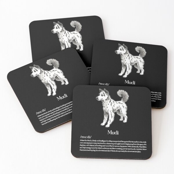 Item preview, Mudi Dog Breed Info designed and sold by GoodyPaws.