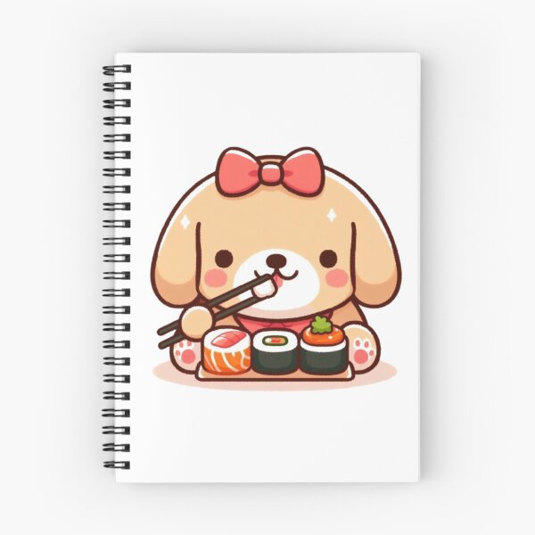Item preview, Dog eating sushi designed and sold by Kenji11.