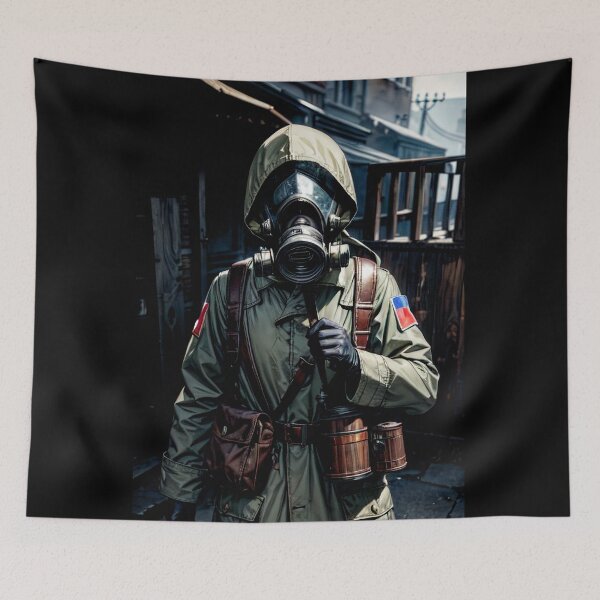 Item preview, World War 2 Soldier in Gas Mask  designed and sold by NPC-Trader.