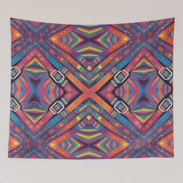 Item preview, psychedelic belts designed and sold by Vilemo.
