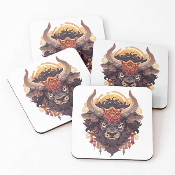 Item preview, Retro Wisdom Chinese Zodiac Solemn Bull T-shirt Collection 19 designed and sold by tjnextgen99.