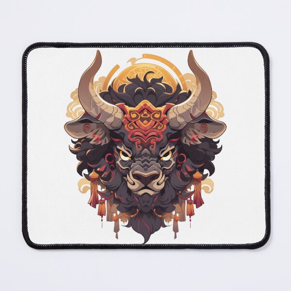 Item preview, Retro Wisdom Chinese Zodiac Solemn Bull T-shirt Collection 19 designed and sold by tjnextgen99.