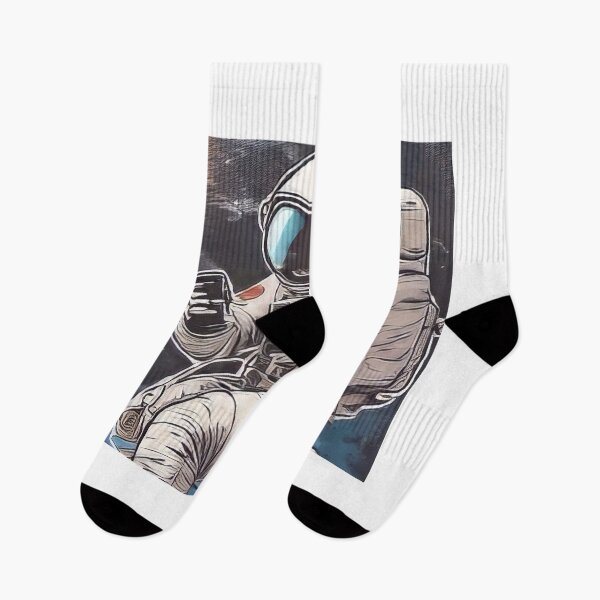 Item preview, Ink Sketch Astronaut Playing Soccer (1017) designed and sold by WASjourney.