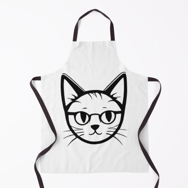 Item preview, Cute geeky minimalist cat head designed and sold by Reichcorp.