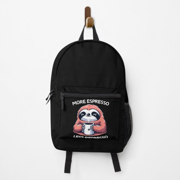 Item preview, More espresso less depresso Kawaii sloth designed and sold by TomFrontierArt.