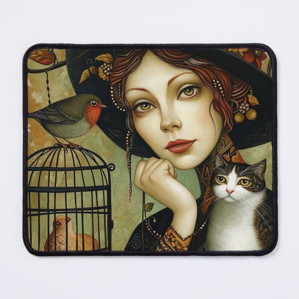 Item preview, A woman in a dream designed and sold by DesignVistaHub.