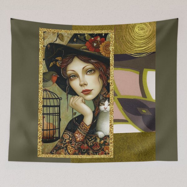 Item preview, A woman in a dream designed and sold by DesignVistaHub.