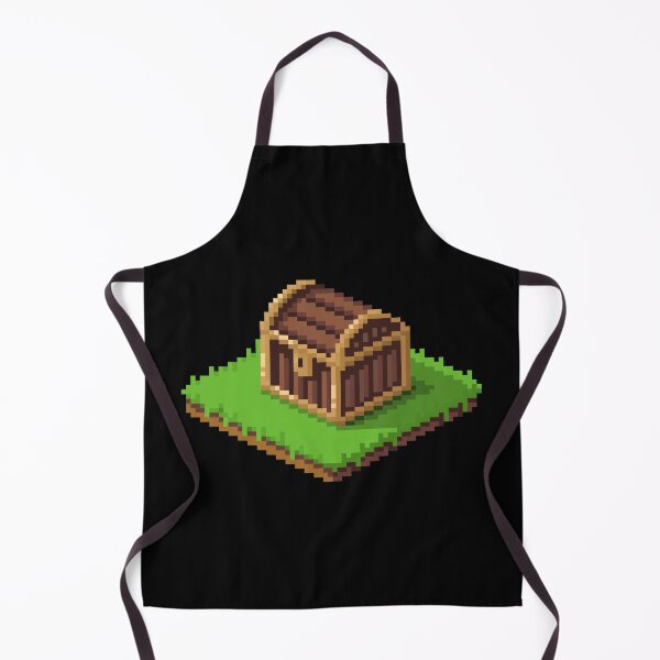Item preview, Treasure Chest Gold | Pixel Art Isometric | Black designed and sold by Teenker.