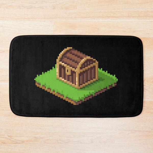 Item preview, Treasure Chest Gold | Pixel Art Isometric | Black designed and sold by Teenker.