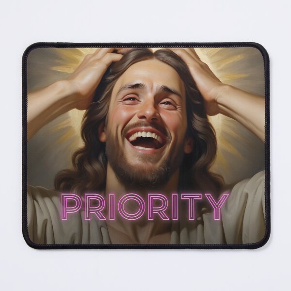 Item preview, Jesus laughs at priority designed and sold by Wolfsee.