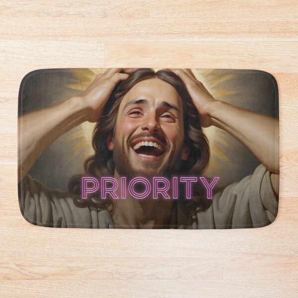 Item preview, Jesus laughs at priority designed and sold by Wolfsee.