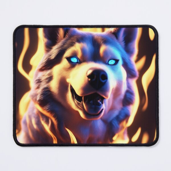 Item preview, Powerfull Husky In Flames designed and sold by RayAndDice.