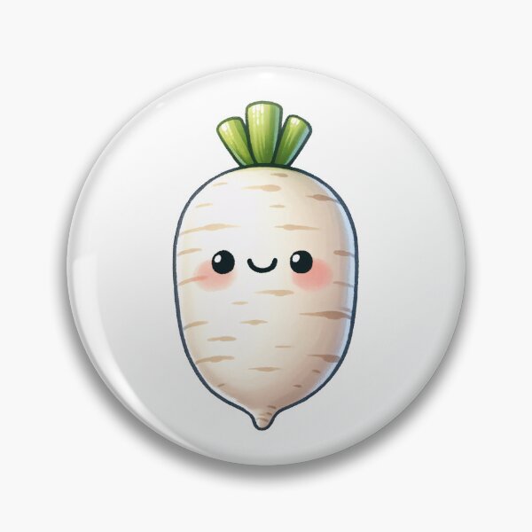 Item preview, Cute Daikon Radish designed and sold by Emitropy.
