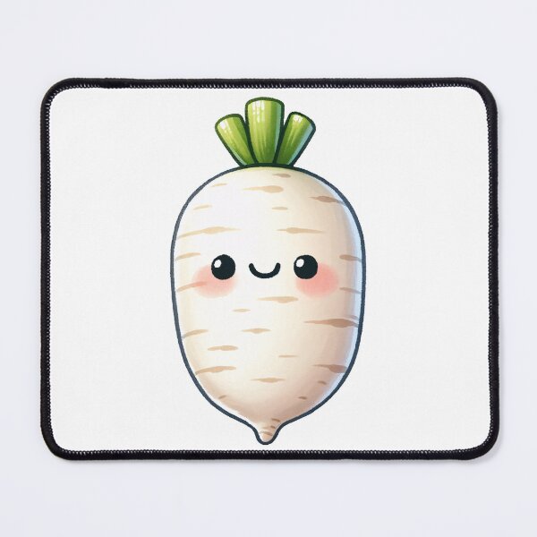 Item preview, Cute Daikon Radish designed and sold by Emitropy.