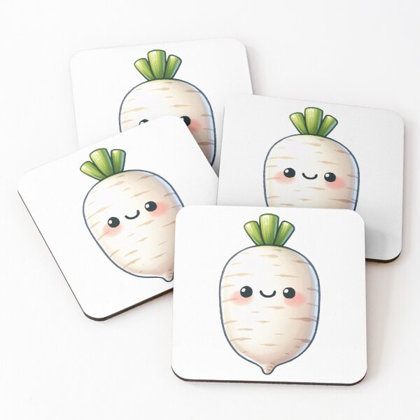 Item preview, Cute Daikon Radish designed and sold by Emitropy.
