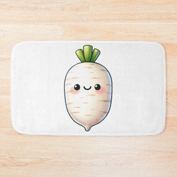 Item preview, Cute Daikon Radish designed and sold by Emitropy.