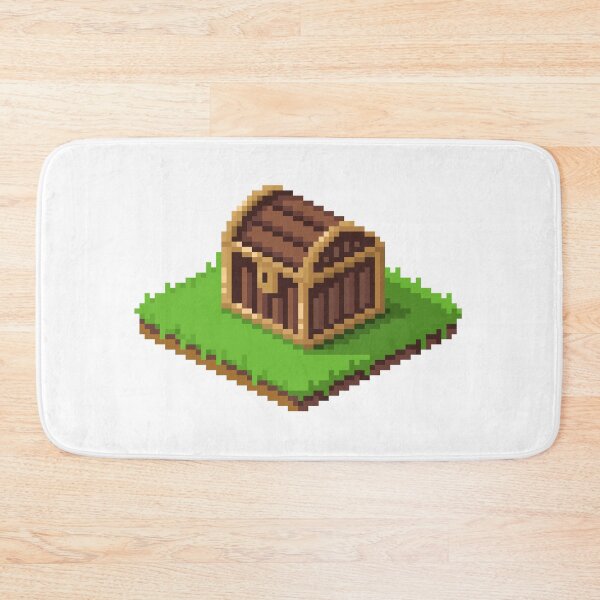Item preview, Treasure Chest Gold | Pixel Art Isometric | White designed and sold by Teenker.