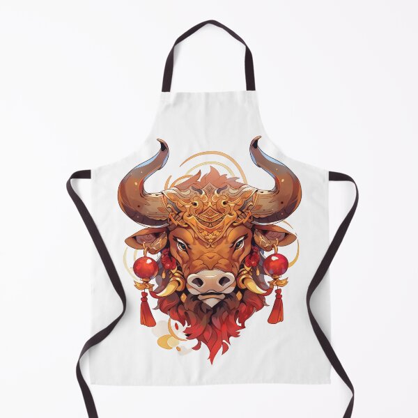 Item preview, Colección de camisetas Toro solemne del zodiaco chino de sabiduría retro 22 designed and sold by tjnextgen99.