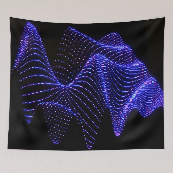 Item preview, Math Art Trippy Vector Voxel Spiral Laser Moire designed and sold by Popular-Gifts.