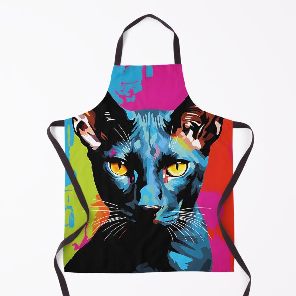 Item preview, Oriental shorthair cat portraits drawing. animal colorful. Animal throw pillow. designed and sold by formform.
