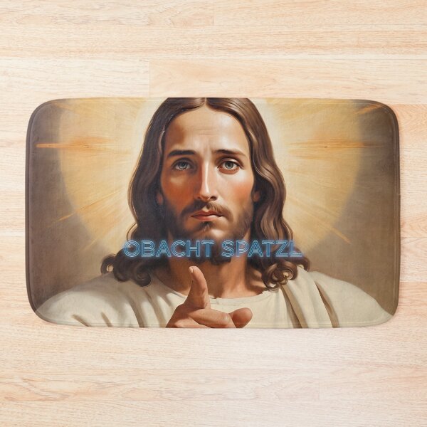 Artikelvorschau, Bier ernster Bayrischer Jesus: Obacht Spatzl entworfen und verkauft von Wolfsee.
