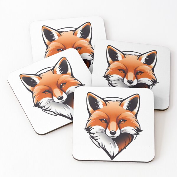 Item preview, Vibrant Orange and White Fox Illustration With Sharp Details designed and sold by Reichcorp.