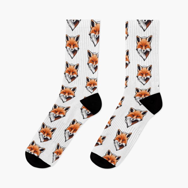 Item preview, Vibrant Orange and White Fox Illustration With Sharp Details designed and sold by Reichcorp.