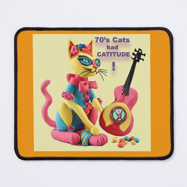 Item preview, 70's Cats had Catitude! designed and sold by ComicJo.