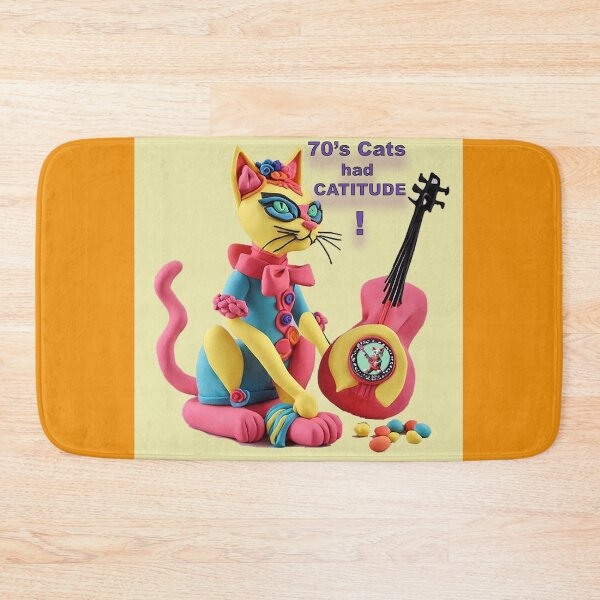 Item preview, 70's Cats had Catitude! designed and sold by ComicJo.