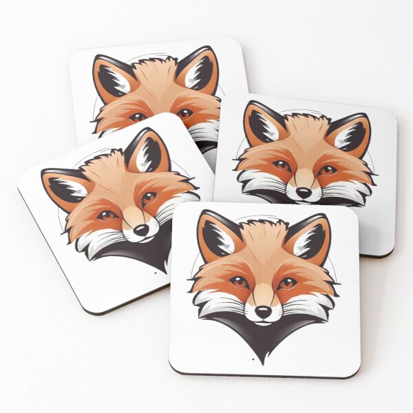 Item preview, Vibrant Orange and White Fox Illustration With Sharp Details designed and sold by Reichcorp.