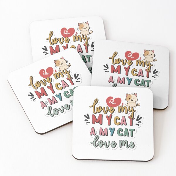 Item preview, Love My Cat Love Me Funny Heart designed and sold by Vignola7.