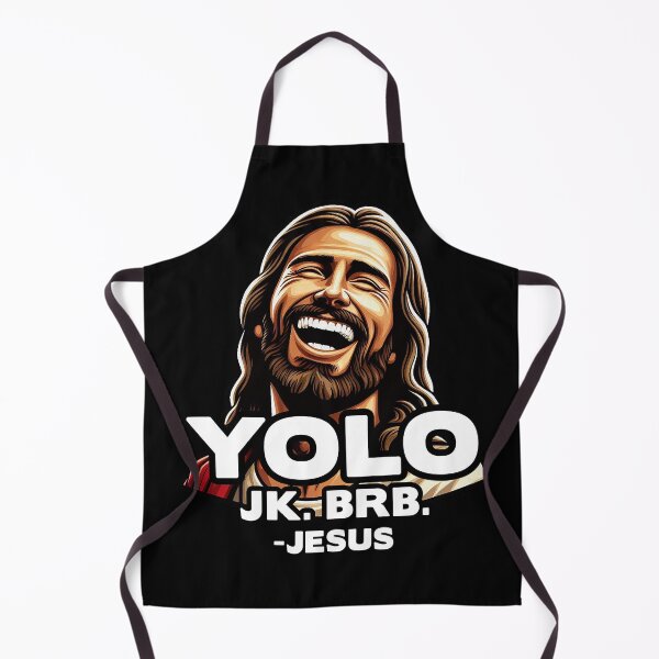 Item preview, YOLO JK BRB Jesus designed and sold by plushism.